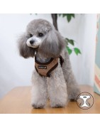 Harnais PUPPIA SOFT beige ultra confortable pour chien