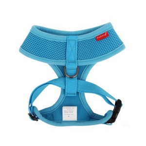 Harnais PUPPIA SOFT bleu ciel ultra confortable pour chien