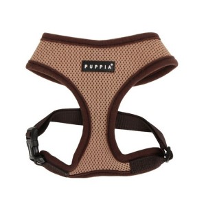 Harnais PUPPIA SOFT beige ultra confortable pour chien