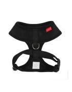 Harnais PUPPIA SOFT noir ultra confortable pour chien