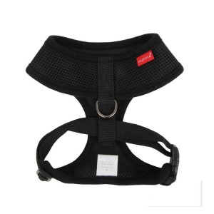 Harnais PUPPIA SOFT noir ultra confortable pour chien