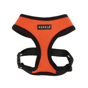 Harnais PUPPIA SOFT orange ultra confortable pour chien
