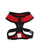 Harnais PUPPIA SOFT rouge ultra confortable pour chien