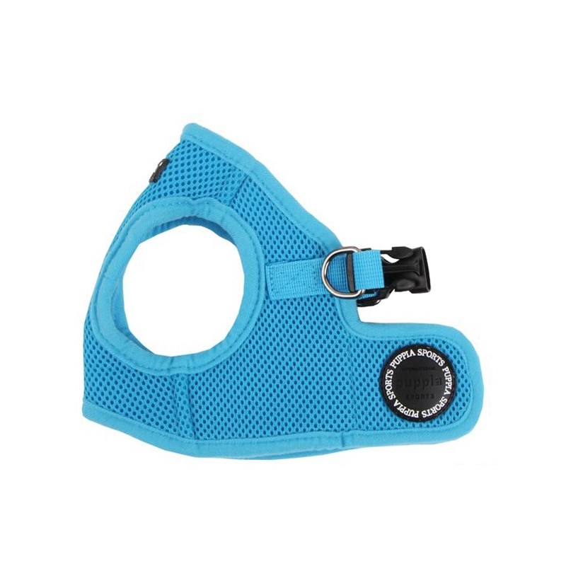 Harnais veste PUPPIA SOFT bleu ciel ultra confortable pour chien