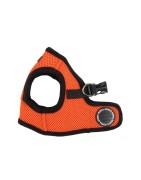 Harnais veste PUPPIA SOFT orange ultra confortable pour chien