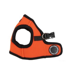 Harnais veste PUPPIA SOFT orange ultra confortable pour chien