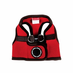 Harnais veste PUPPIA SOFT rouge ultra confortable pour chien