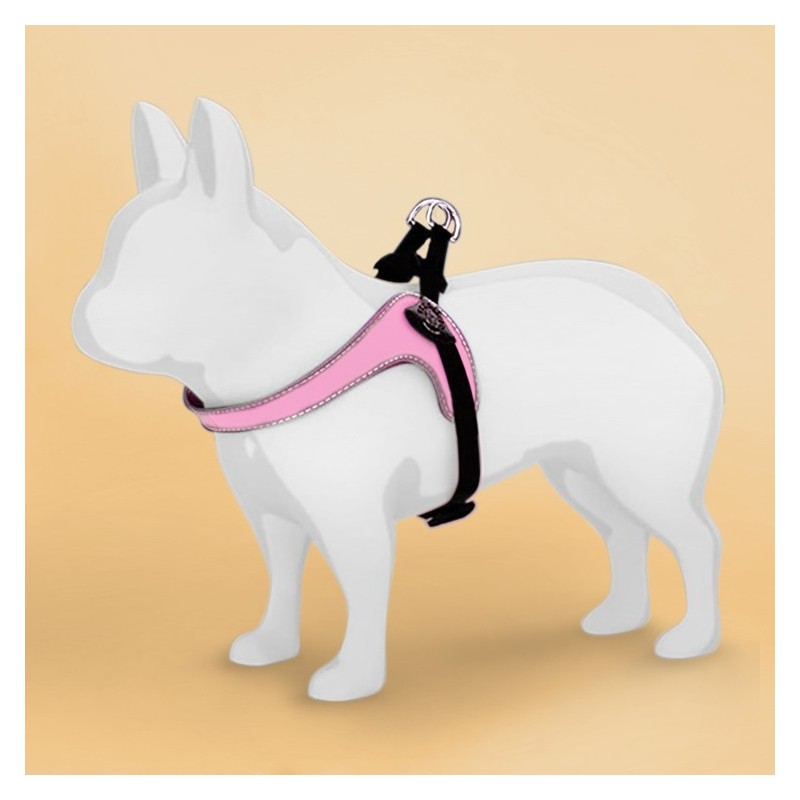 Harnais confort TRE PONTI réglable pour chien | Rose