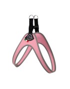 Harnais confort TRE PONTI pour chien avec clip | Rose