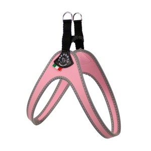Harnais confort TRE PONTI pour chien avec clip | Rose