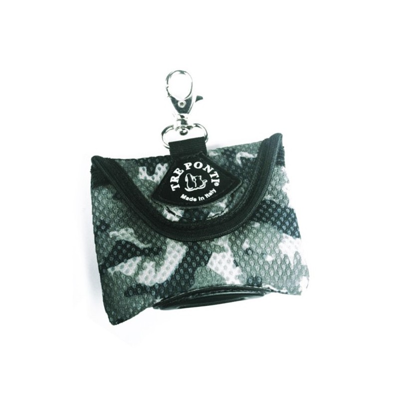 Distributeur de sacs ramasse crottes Camouflage avec 1 recharge offerte | TRE PONTI