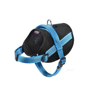 Harnais pour chien en nylon avec surpiqûres réfléchissantes EASY | Bobby Bleu
