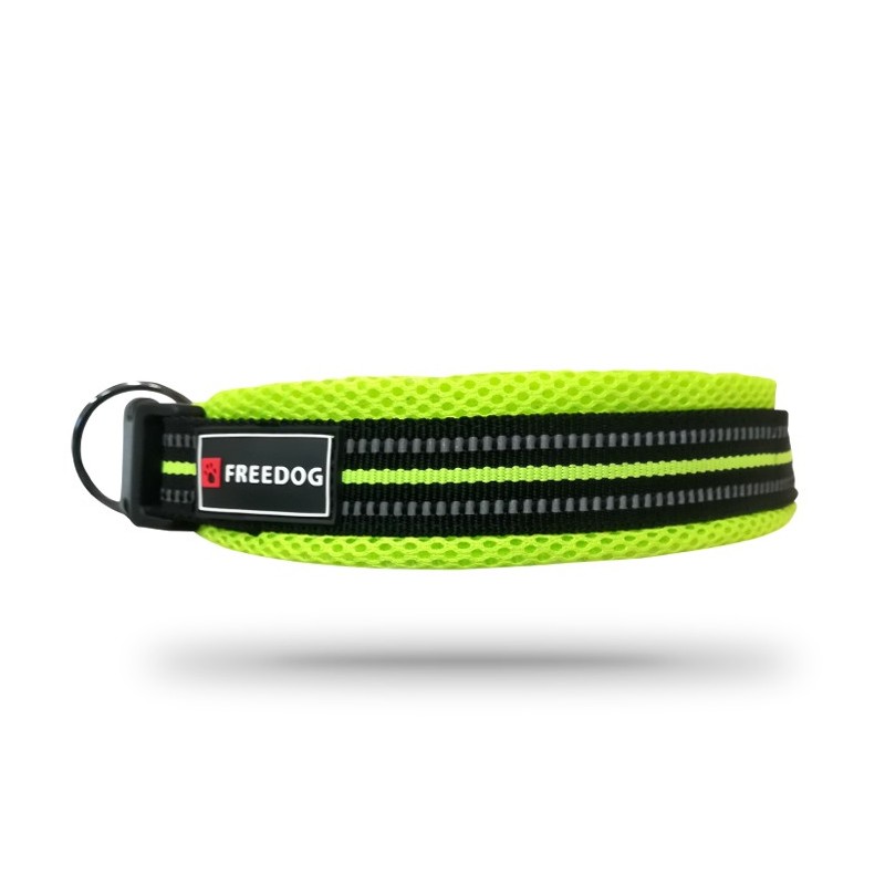 Collier nylon pour chien SOFT SPORT | Vert Anis