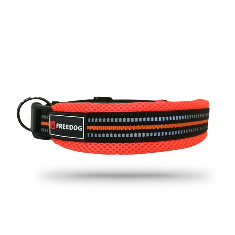 Collier nylon pour chien SOFT SPORT | Orange