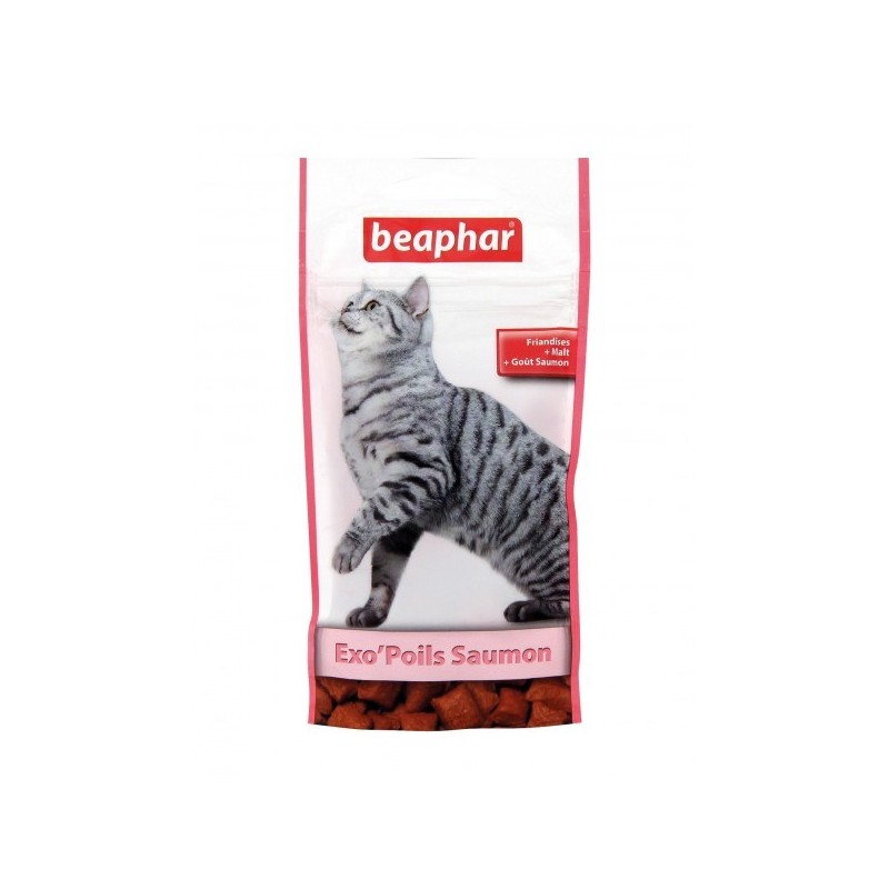 Friandises pour chat Exo’poils malt-saumon | Beaphar