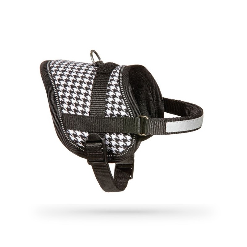 Harnais pour petit chien confort et sécuritaire Teeny Weeny | Pied de poule