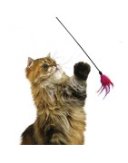 Plumeau, jouet en plumes pour chat