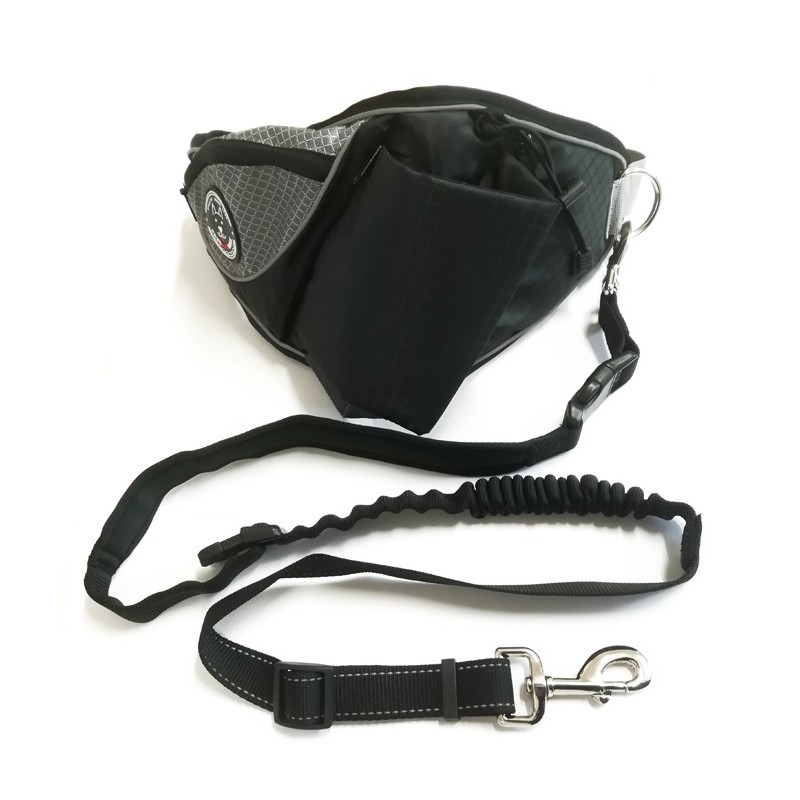Ceinture de jogging | Canicross et sa laisse avec amortisseur extensible