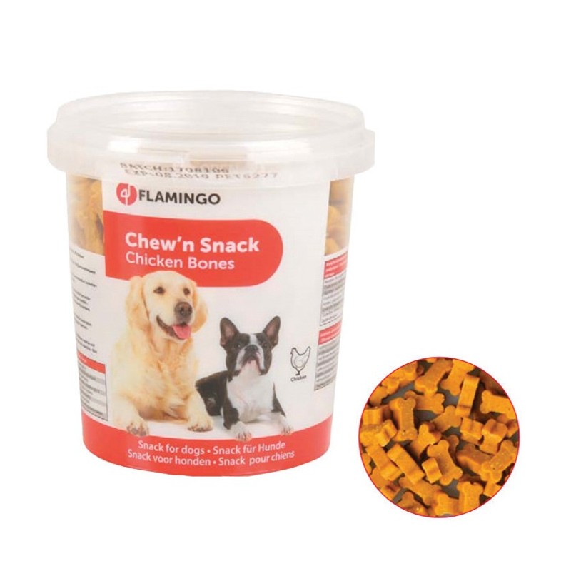 Seau de petits os fourrés à l'agneau et au riz | Friandises pour chien