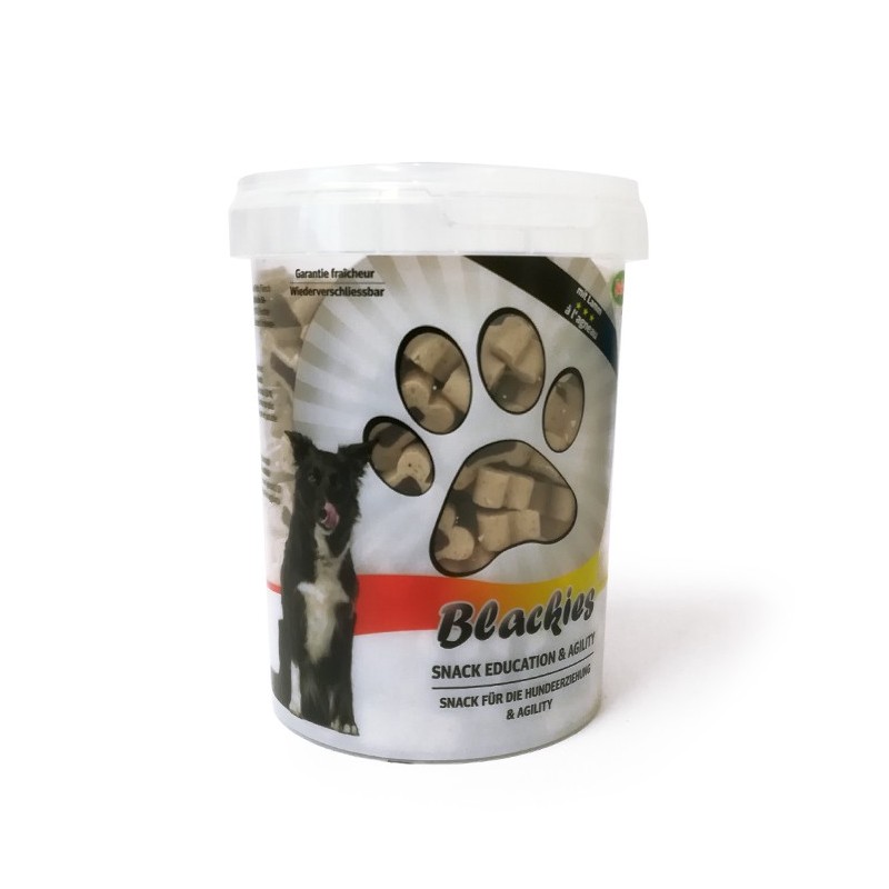 Seau de petites friandises pour chien os fourrés à l'agneau BLACKIES pour chien