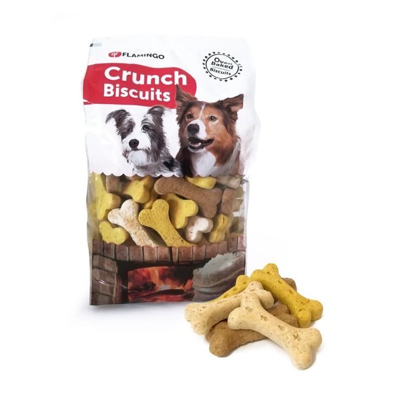Sachet de biscuits pour chien en forme d'os