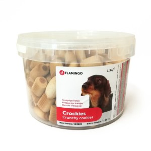 Seau de biscuits pour chien fourrés au poulet | 1 kg