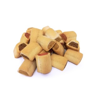 Seau de biscuits pour chien fourrés au poulet | 1 kg