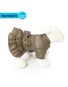 Robe imperméable doudoune beige WOOF WOOF | Petit chien