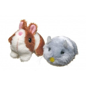 Jouet pour chat animal en peluche vibrant