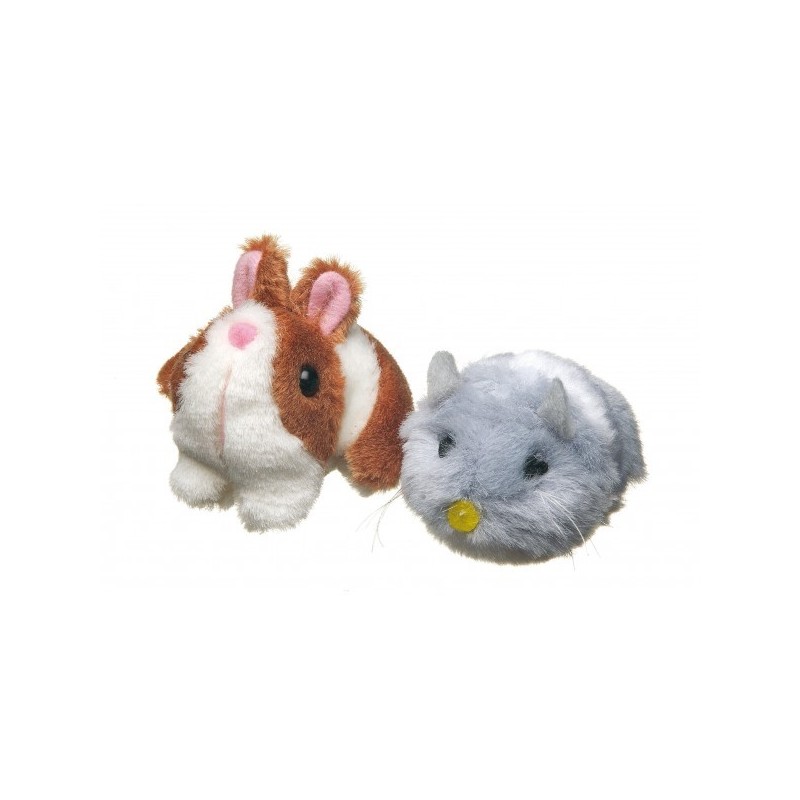Jouet pour chat animal en peluche vibrant