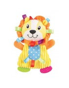 Jouet pour chat en peluche lion sonore et coloré
