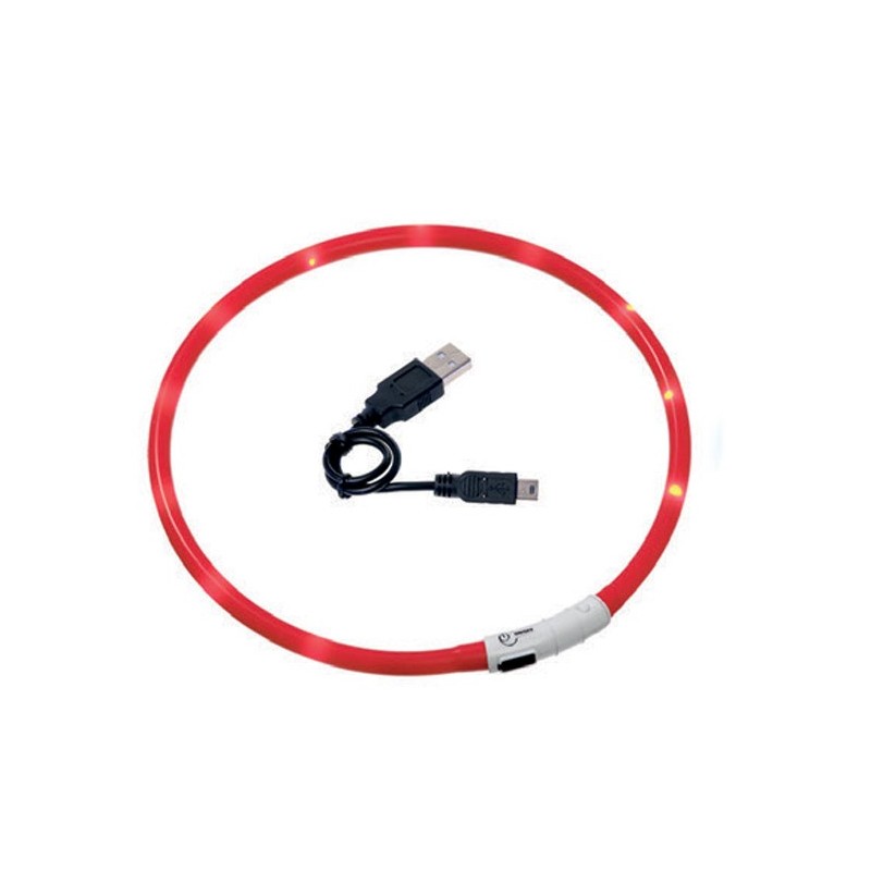 Collier Visio Light LED pour chien avec câble USB fourni