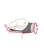 Muselière en nylon pour chien avec réglage museau