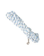 Longe ronde en nylon et coton pour chien de 10 m
