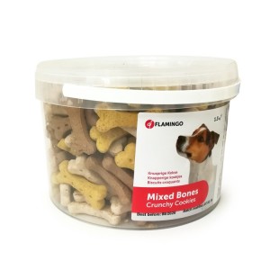 Sachet de biscuits pour chien en forme d'os