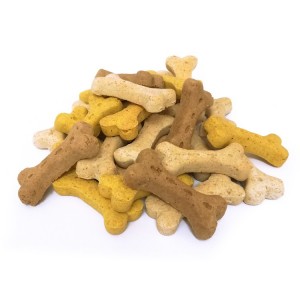 Sachet de biscuits pour chien en forme d'os