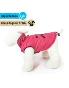 Manteau imperméable rose WOOF WOOF | Bouledogue et Carlin