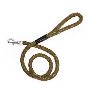 Laisse corde ronde en nylon résistante pour chien