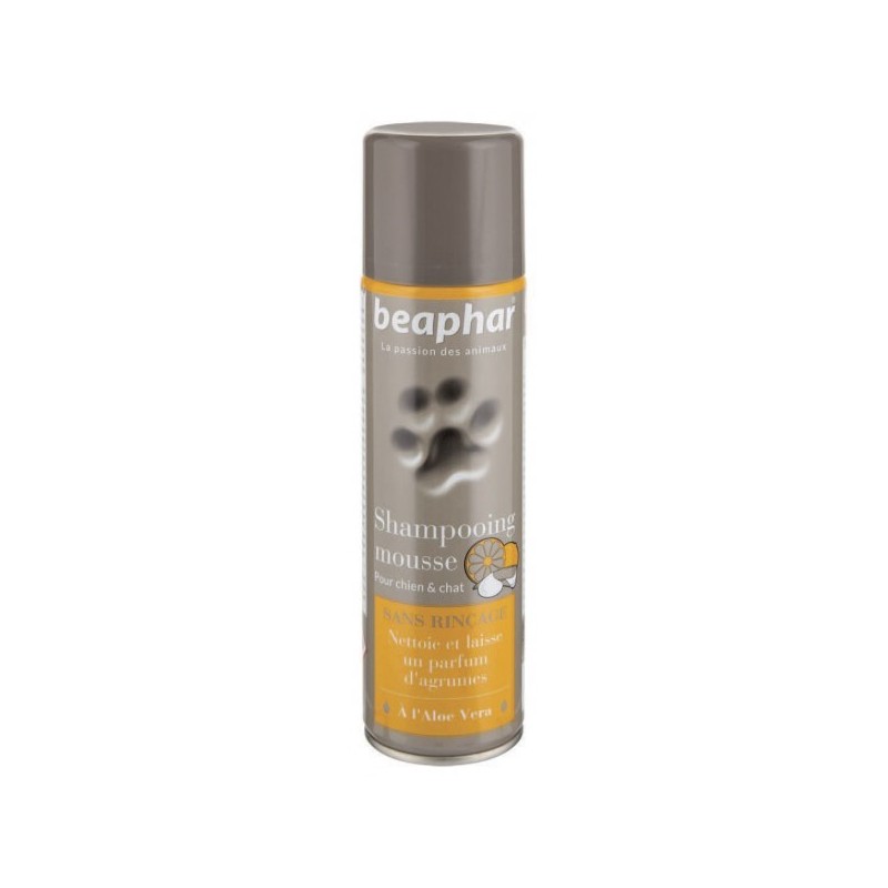 Shampoing sec en mousse sans rinçage |Chien et chat | BEAPHAR