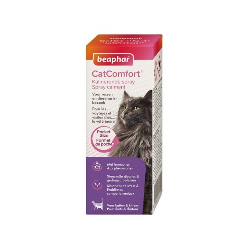 Spray calmant aux phéromones apaisants, anti-stress chat et chaton CatComfort | Beaphar