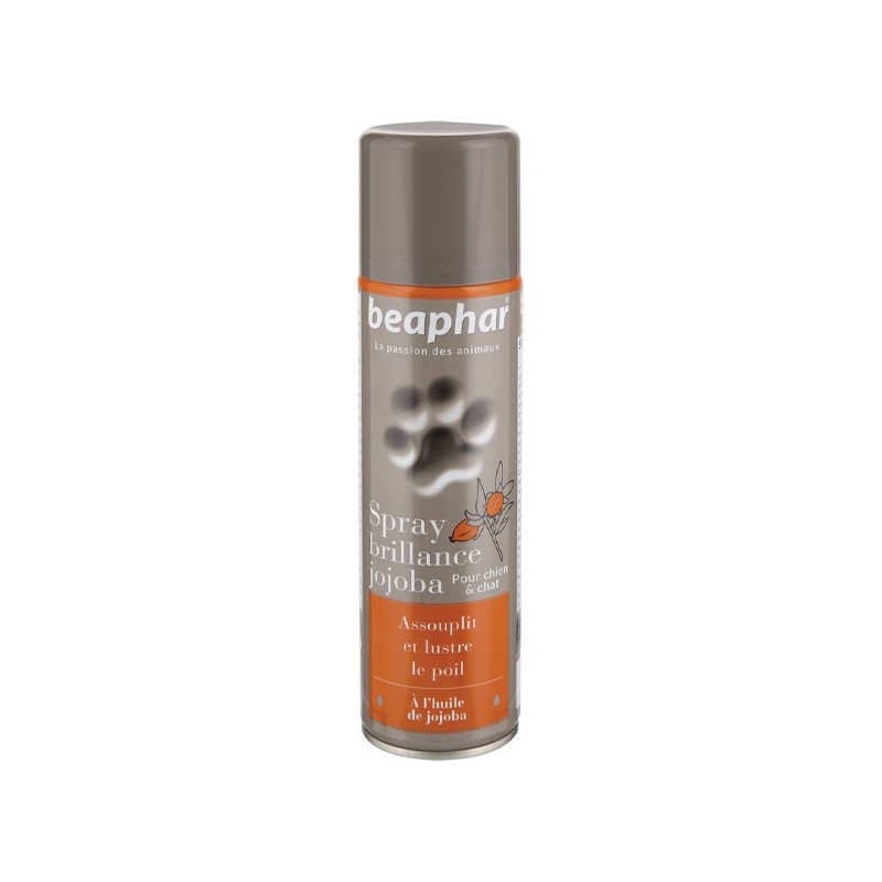 Spray brillance à l'huile de jojoba |Chien et chat | BEAPHAR