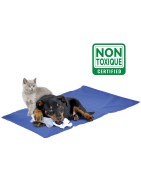 Tapis rafraîchissant pour chien et chat avec gel non toxique | Bleu
