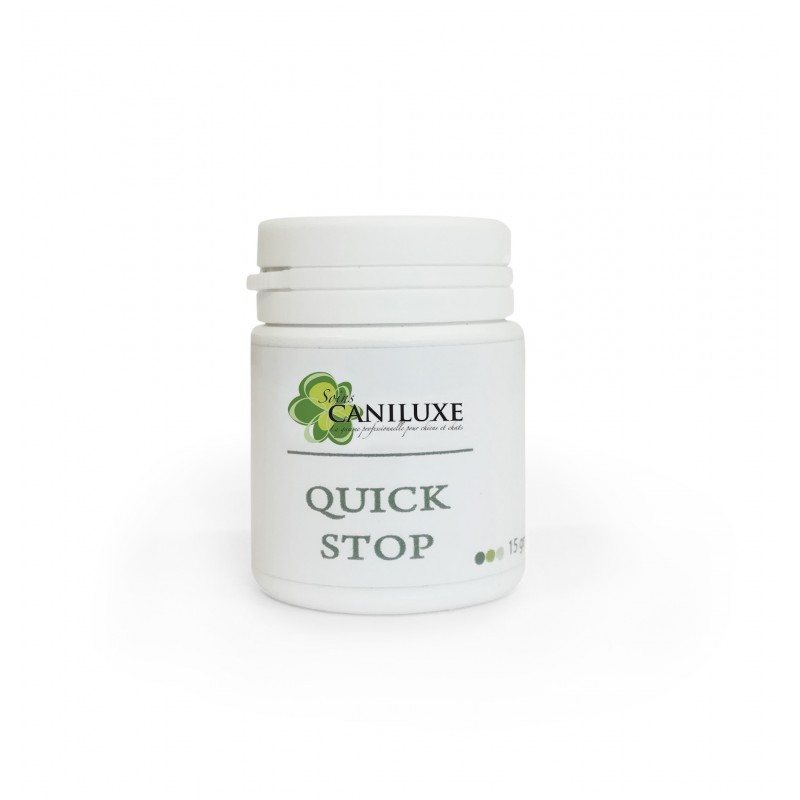 Quick stop poudre pour stopper le saignement des ongles pour chien et chat | Caniluxe