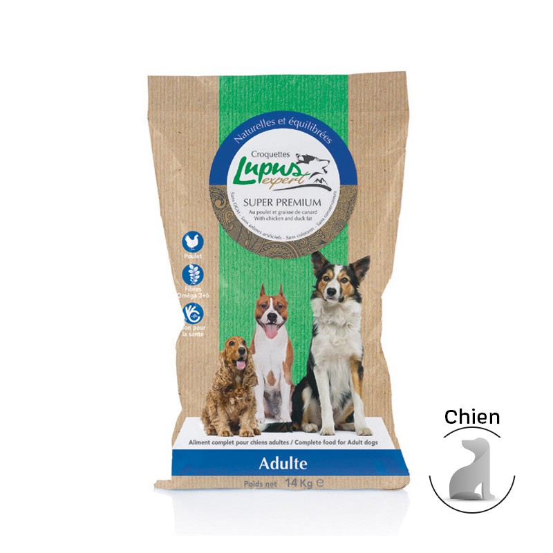 Croquettes naturelles pour chien adulte | Lupus Expert Adulte