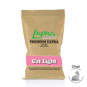 Croquettes naturelles pour chat en surpoids | Lupus Expert Cat Light