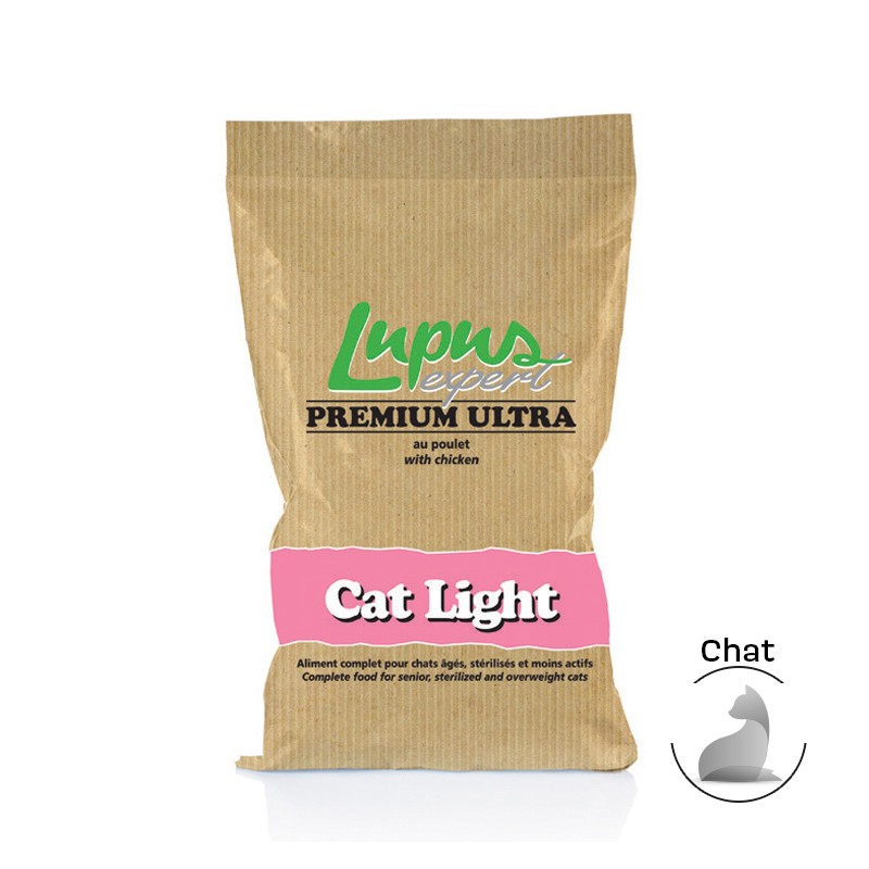 Croquettes naturelles pour chat en surpoids | Lupus Expert Cat Light
