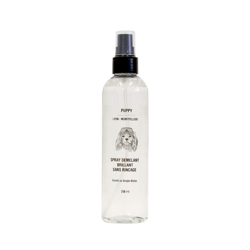 Spray démêlant sans rinçage pour chien au Gingko Biloba | Puppy