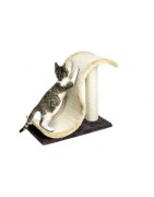 Griffoir pour chat en forme de vague en sisal