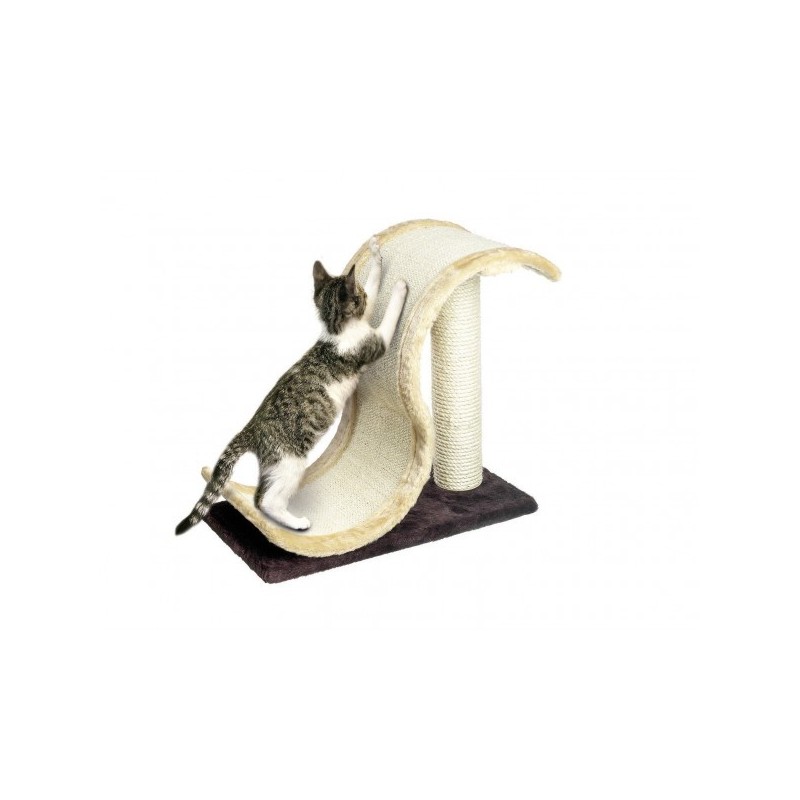Griffoir pour chat en forme de vague en sisal