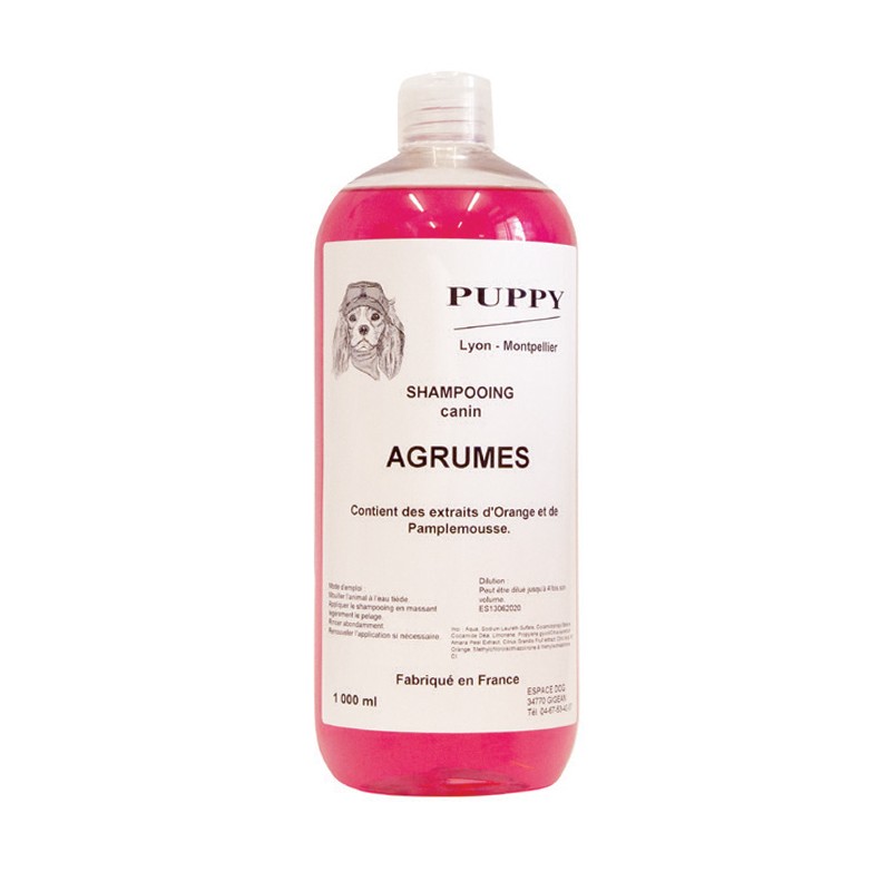 Shampoing pour chien Agrumes tonifiant et rafraichissant | PUPPY